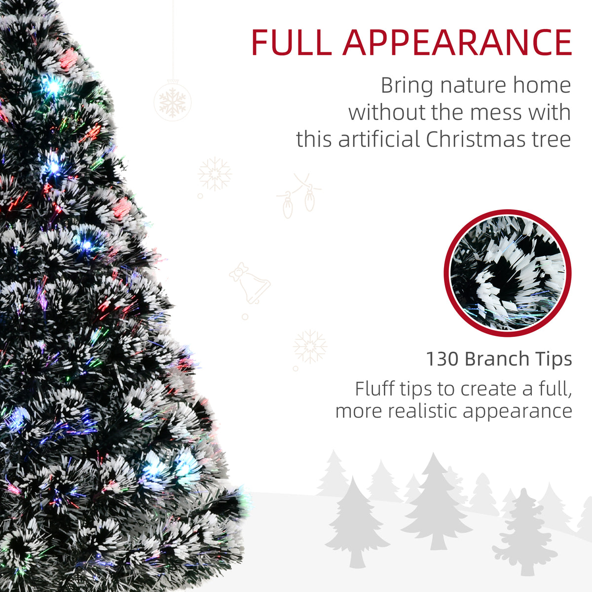 Pre-Lit LED Optical Fiber Artificial Christmas Tree