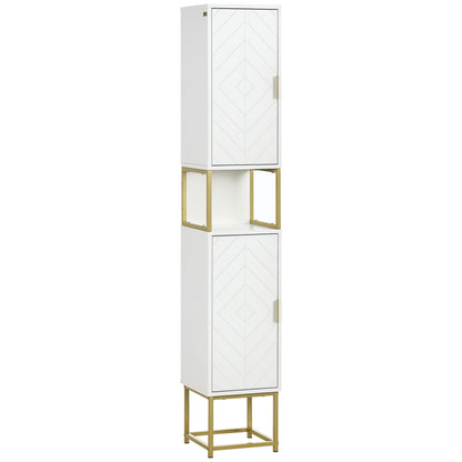 Armario de baño alto moderno estrecho