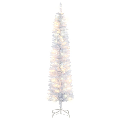 7.5ft Pencil Christmas Tree Realistic Pine Needles