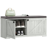 Padded Shoe Storage Bench