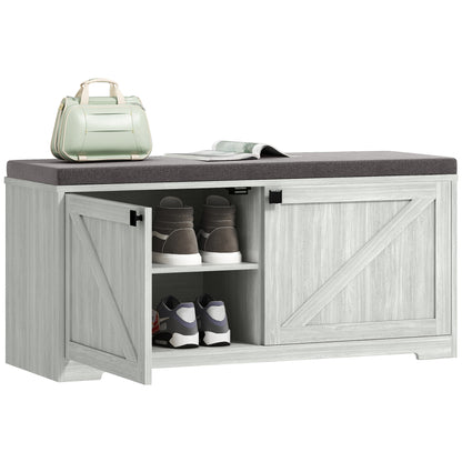 Padded Shoe Storage Bench