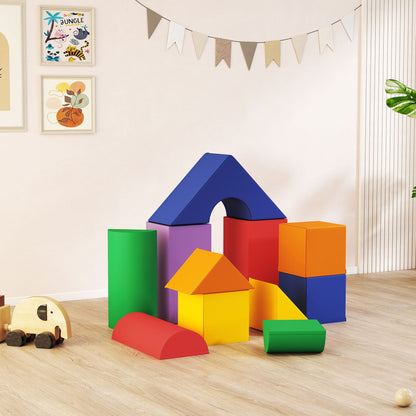 Soft Foam Play Blocks Set 11-Piece for Toddlers