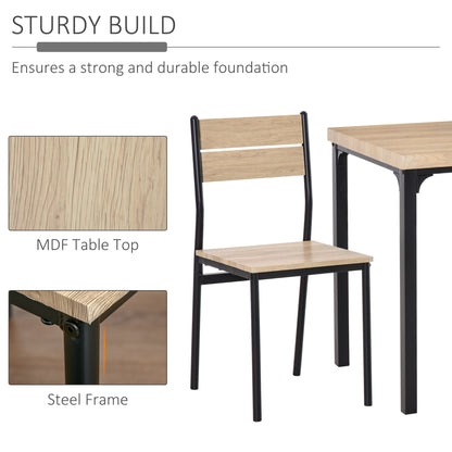 3-Piece Dining Table Set for Small Spaces