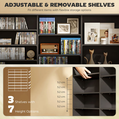 Mueble de almacenamiento multimedia de 8 niveles — 1032 CD