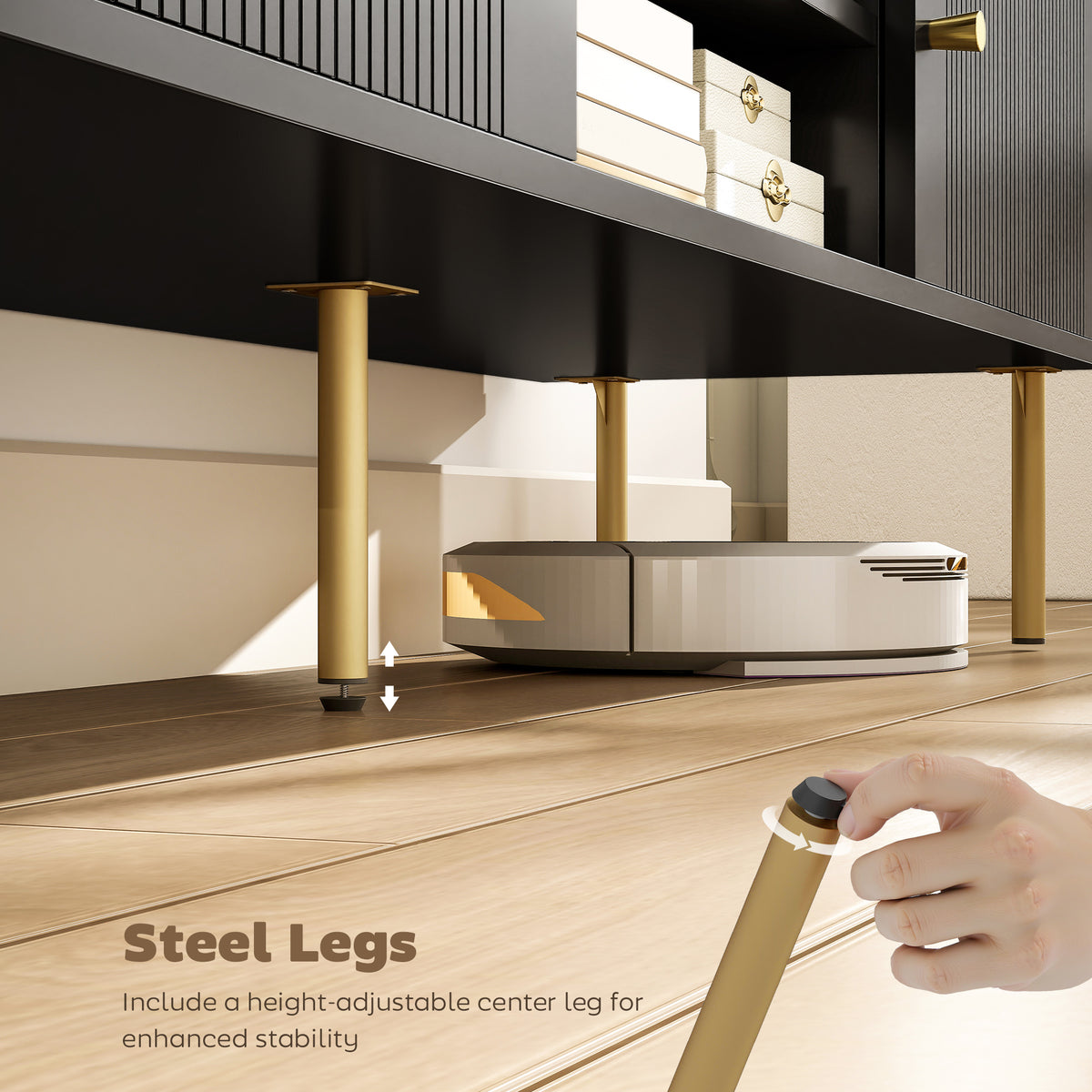 Modern TV stand for 165 cm TVs