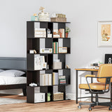 5-Tier S-Shaped Geometric Bookshelf