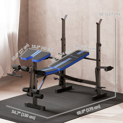 Adjustable multifunctional weight bench