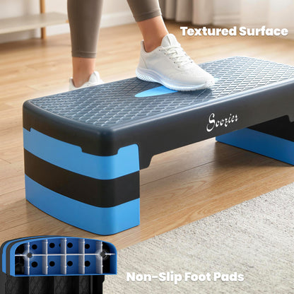 Adjustable Aerobic Step Platform 3 Heights