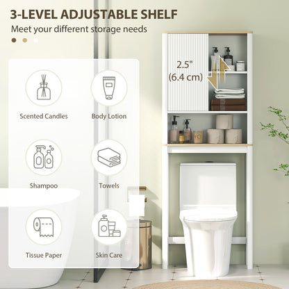 Over The Toilet Storage Cabinet Adjustable Shelf