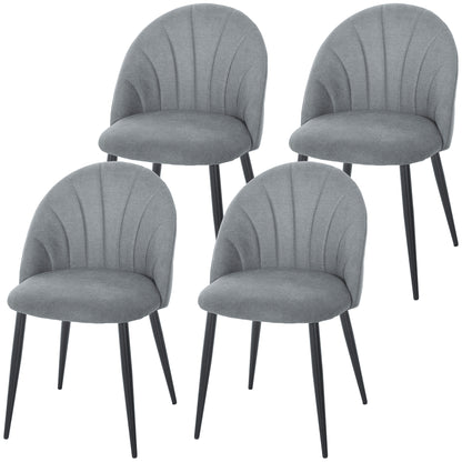 Dining chairs upholstered set of 4