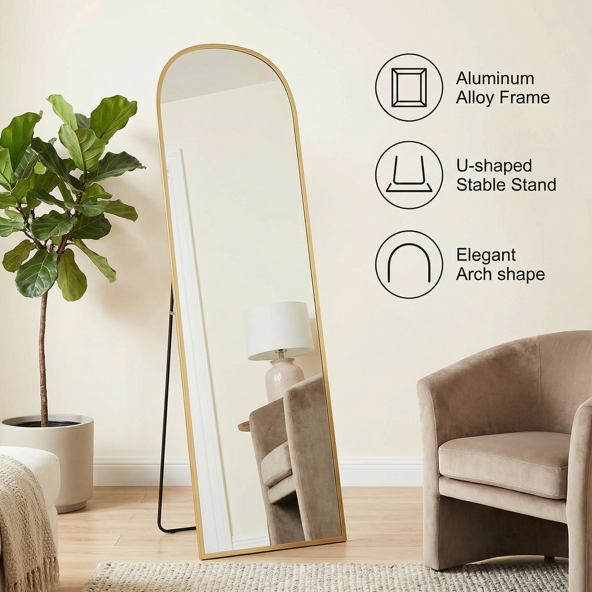 Arch Full Length Standing Mirror