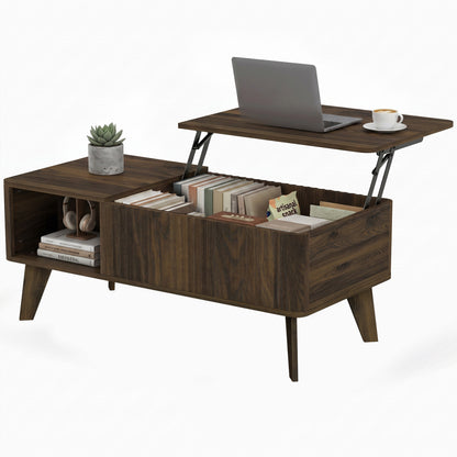 102 cm Fluted Lift Top Coffee Table