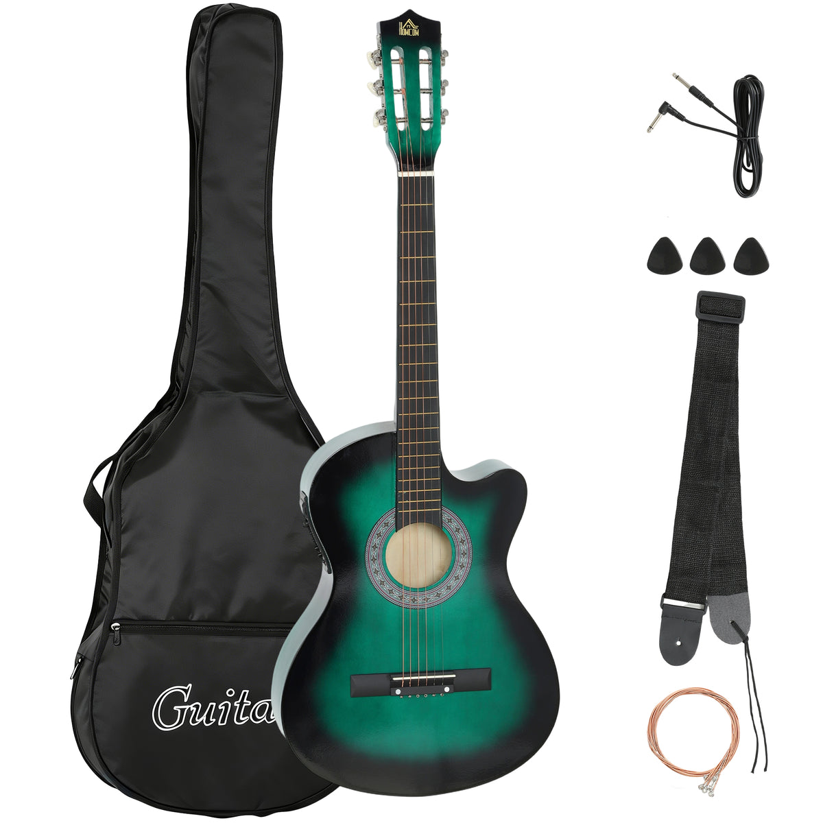 38-Inch Classical Acoustic Guitar with Case