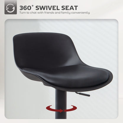Counter height swivel bar stools set of 2