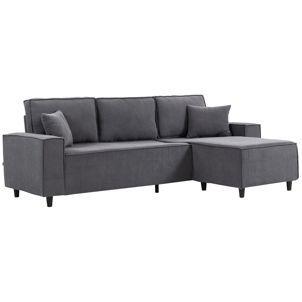 Corner Sofa with Changeable Chaise Corduroy