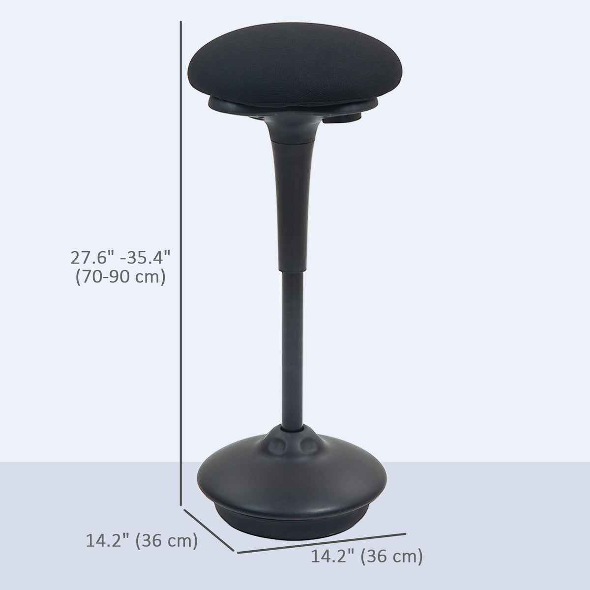 Ergonomic Active Swivel Standing Desk Stool