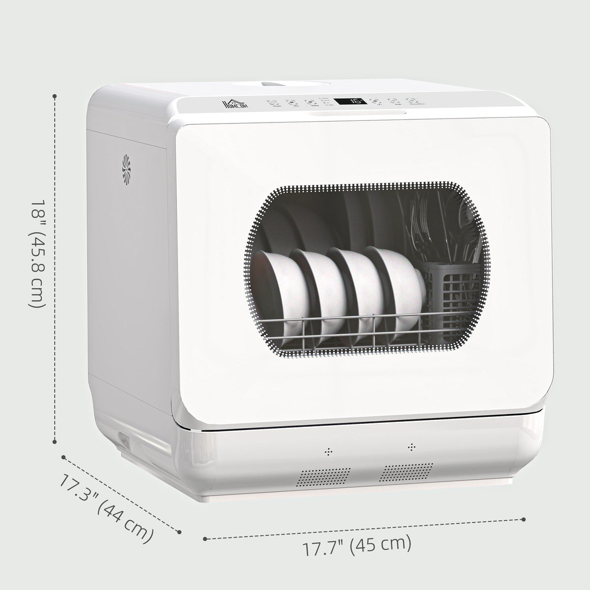 Portable Countertop Dishwasher 4 Place Settings 5 Programs