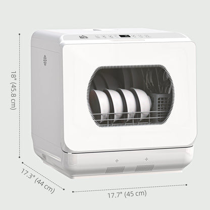 Portable Countertop Dishwasher 4 Place Settings 5 Programs