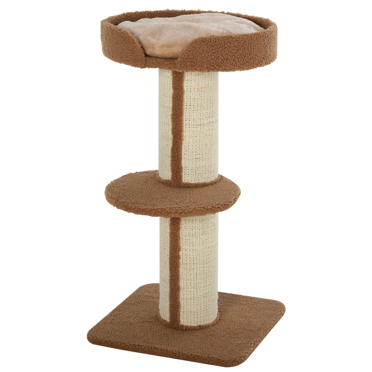 Multi-Tier Cat Tree with Sisal Scratching Post and Bed