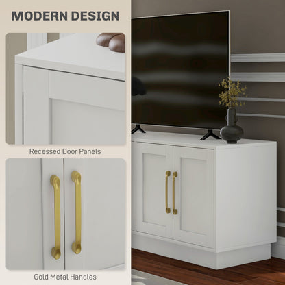 Mueble de TV moderno de 120 cm con puertas