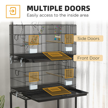 Large steel bird cage