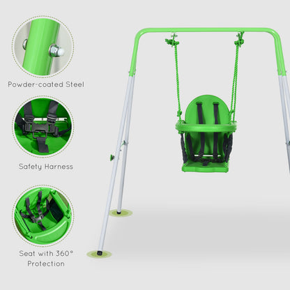 Columpio para bebés y niños pequeños de exterior