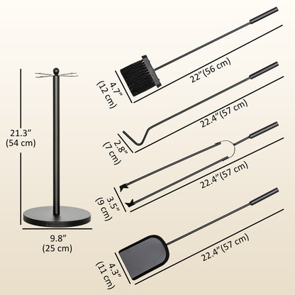 Fireplace Tools Set — Set of 5
