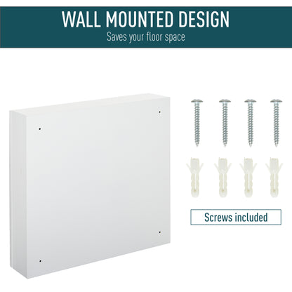 Wall-Mounted Medicine Cabinet with Double Mirror Door