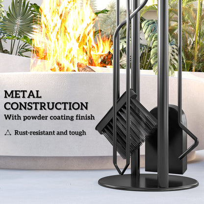 Fireplace Tools Set for Hearth — Set of 5
