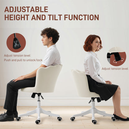 Office chair armless swivel adjustable height desk chair