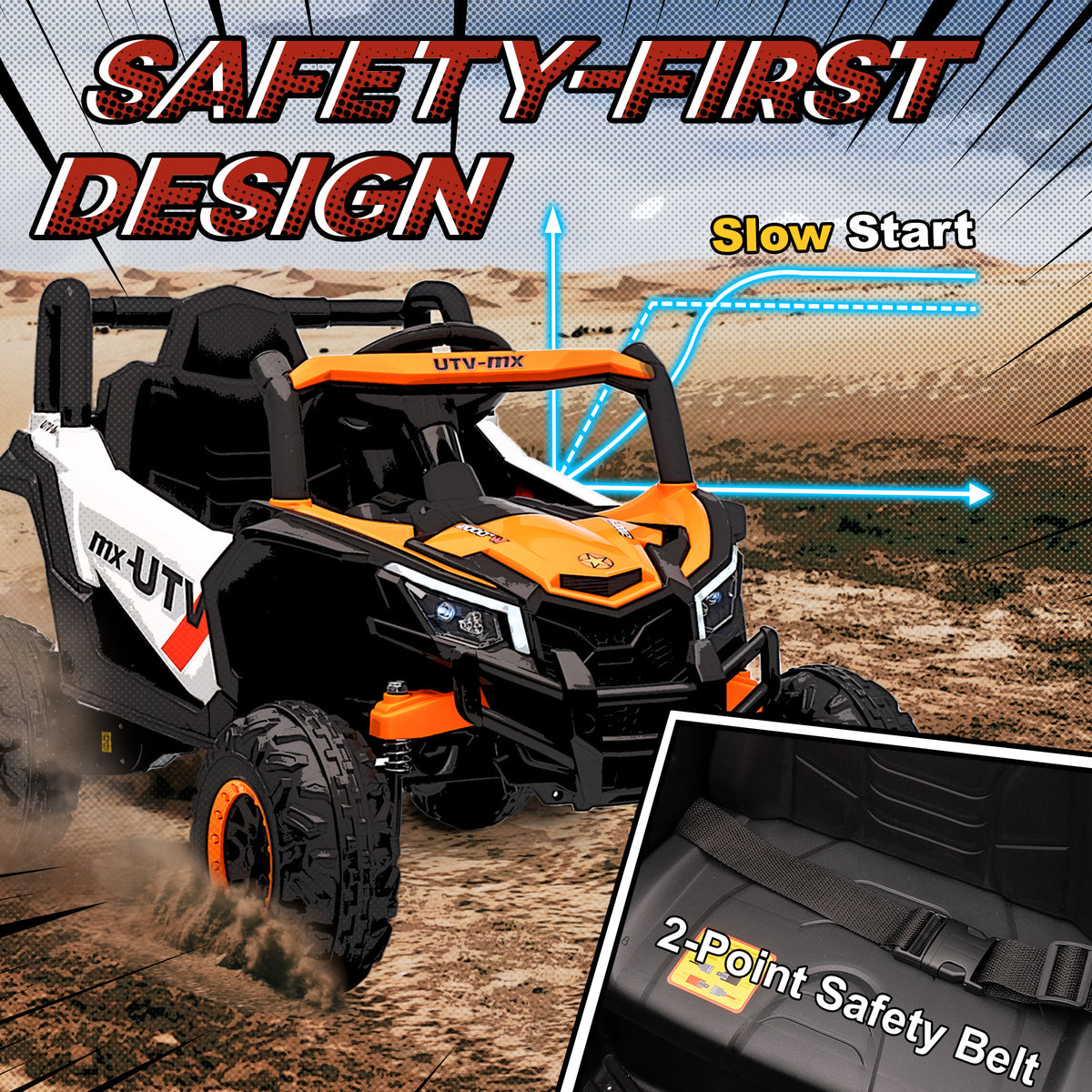 12V Kids Ride On Car with Remote Control
