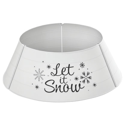 Metal round Christmas tree collar