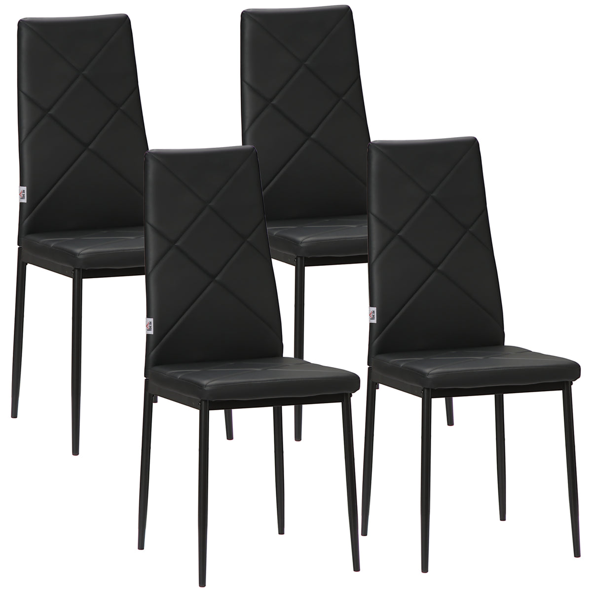 Sillas de comedor tapizadas lote de 4