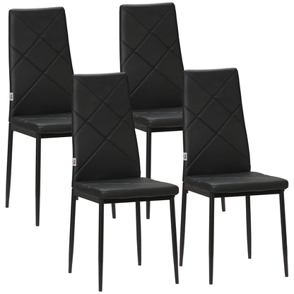 Sillas de comedor tapizadas lote de 4