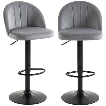 Swivel bar stools adjustable set of 2
