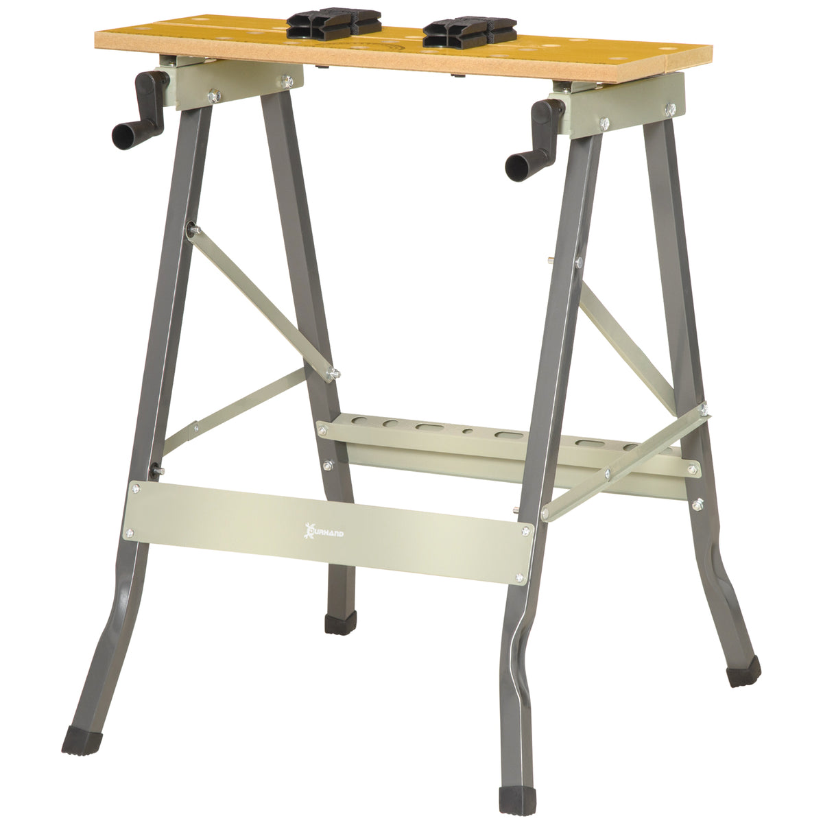 Foldable Work Bench 100 kg Capacity with 4 Adjustable Clamps