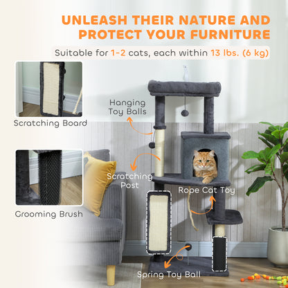 132 cm Multi-Level Cat Tree