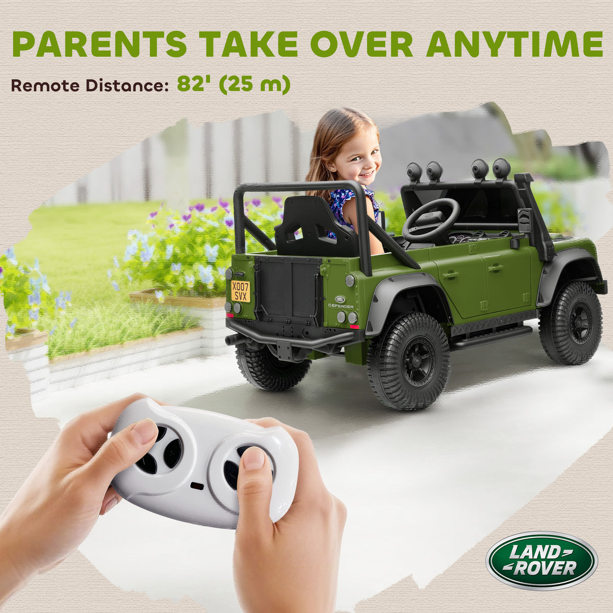 Coche eléctrico a control remoto para niños
