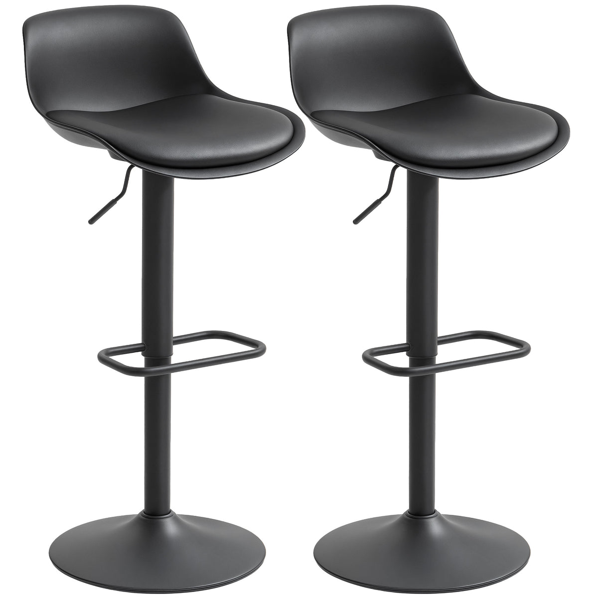 Counter height swivel bar stools set of 2