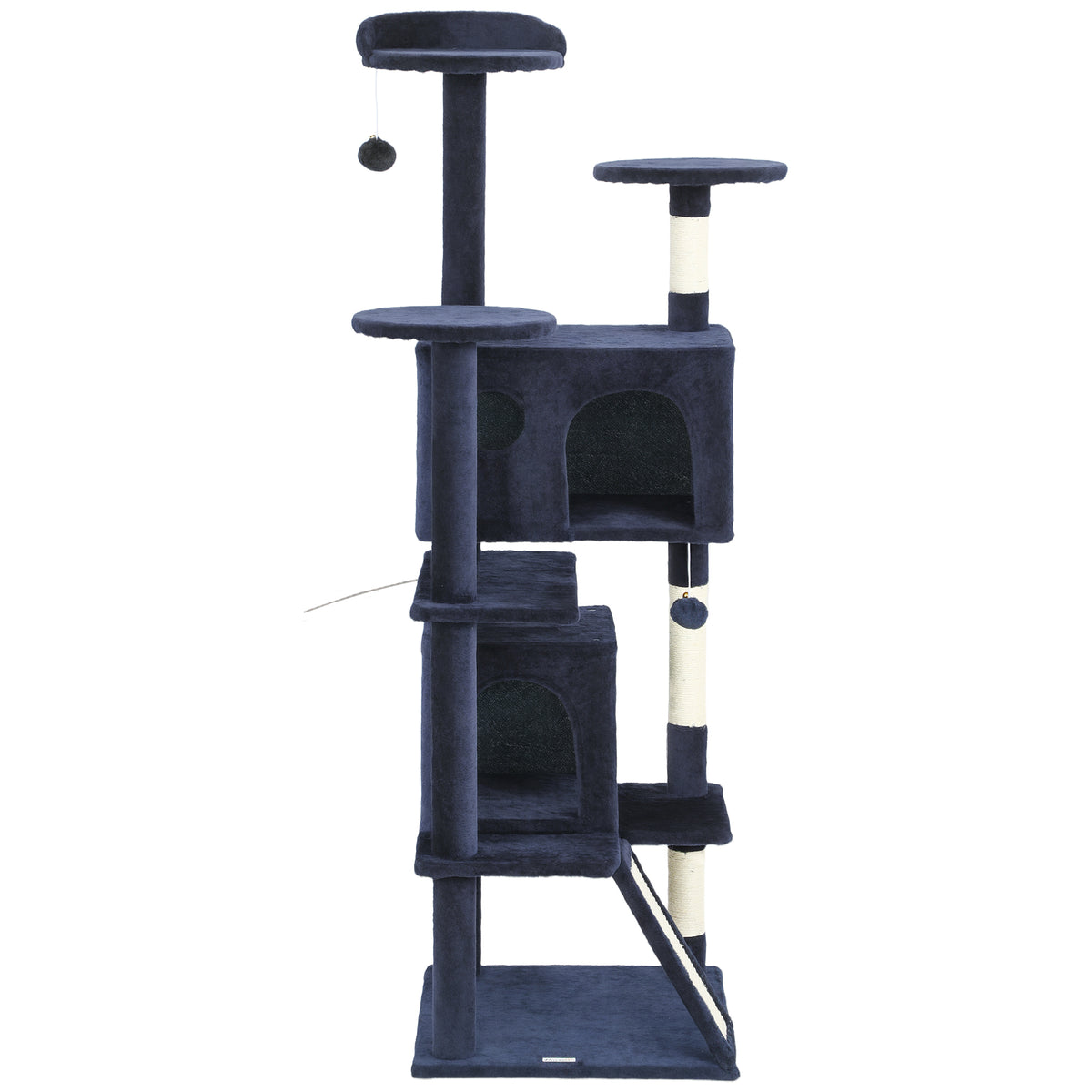 Árbol para gatos de varios niveles de 160 cm