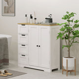 Freestanding modern bathroom floor cabinet