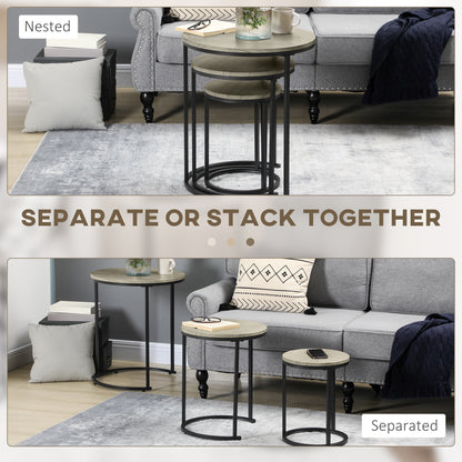 Modern nesting tables — Set of 3