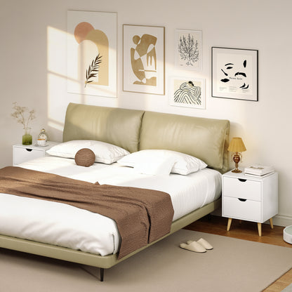 Modern bedside tables set of 2 drawers