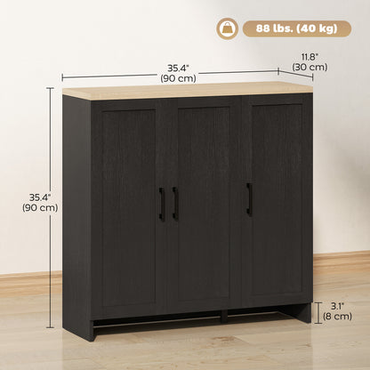 Modern Sideboard with Shaker Doors and Adjustable Shelves