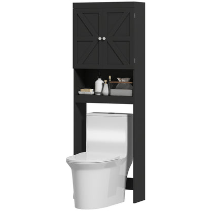 Mueble de almacenamiento para baño sobre el inodoro