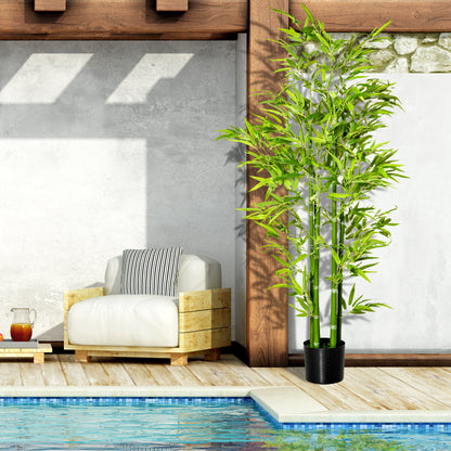 Artificial bamboo tree decorative 152 cm