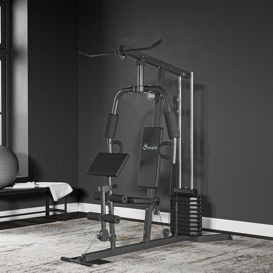 Multi-exercise home gym station