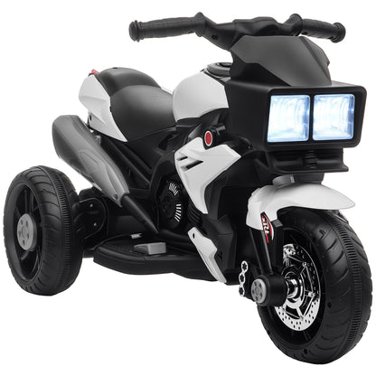 Electric Motorcycle Ride-On Toy 6V Pedal Powered Music Headlights