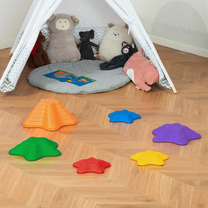 Piedras de equilibrio antideslizantes para niños — 6 uds.