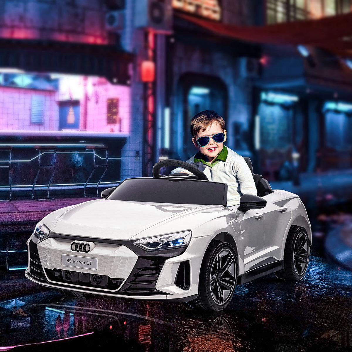 Coche eléctrico para niños de 12 V con mando a distancia